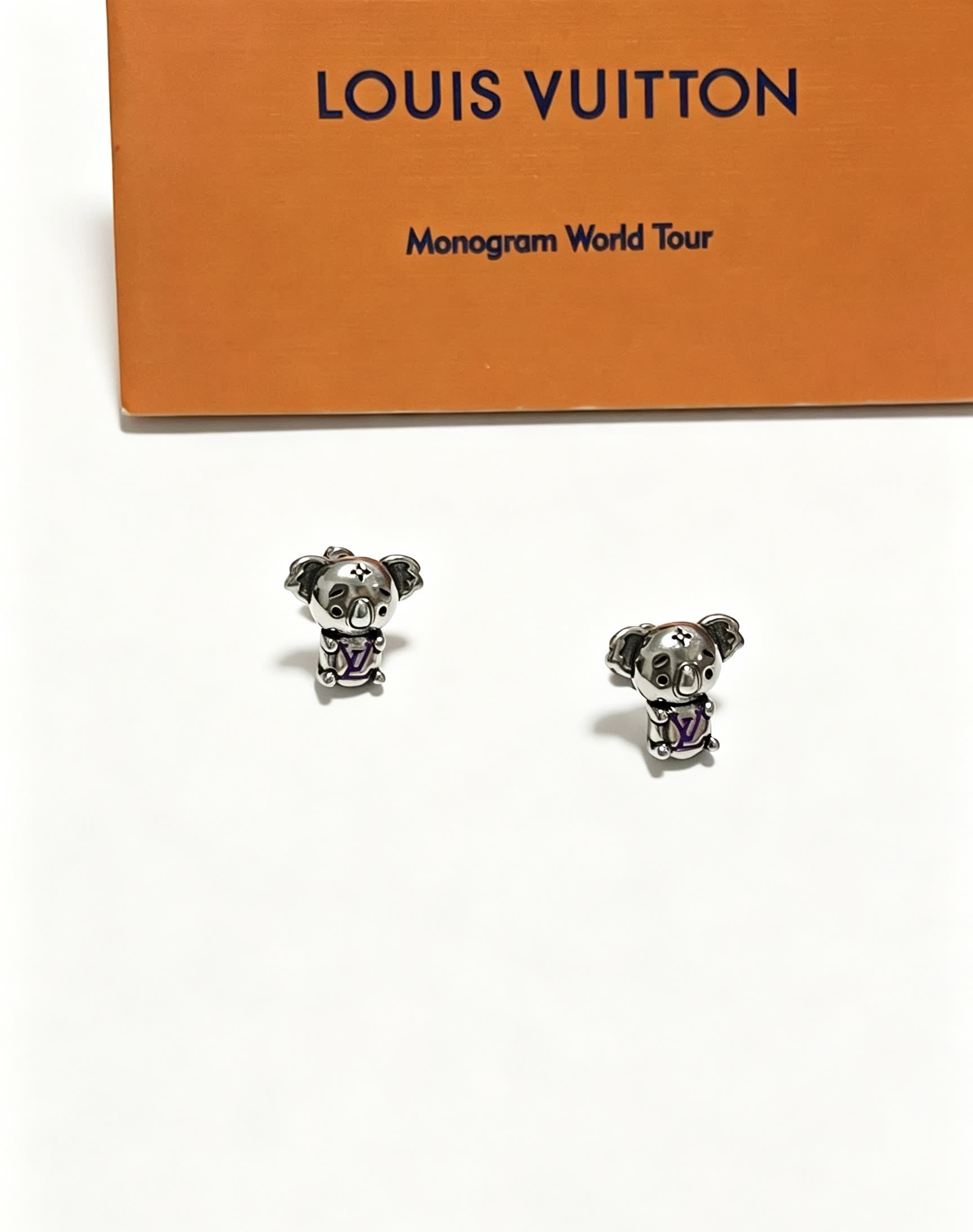 Louis Vuitton Koala Stud Earrings Louis Vuitton Koala Stud Earrings
